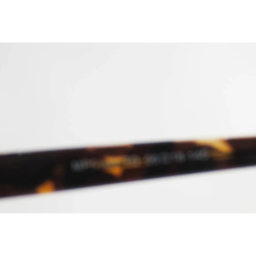 Tortoise Shell Rectangular Eyeglass Frames 56-18-140 Brown Amber Mottled